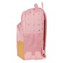 Mochila Escolar Glow Lab Hearts Rosa (32 x 42 x 15 cm)