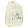 Mochila Escolar Glow Lab Magic flow Beige (30 x 46 x 14 cm)