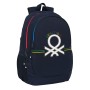 Mochila Escolar Benetton Sixties Azul marino (32 x 44 x 16 cm)