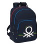 Mochila Escolar Benetton Sixties Azul marino (32 x 42 x 15 cm)
