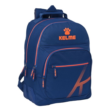 Mochila Escolar Kelme Navy blue Naranja Azul marino (32 x 42 x 15 cm)