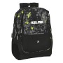 Cartable Kelme Jungle Noir Gris Citron (32 x 44 x 16 cm)