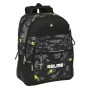 Cartable Kelme Jungle Noir Gris Citron (32 x 42 x 15 cm)