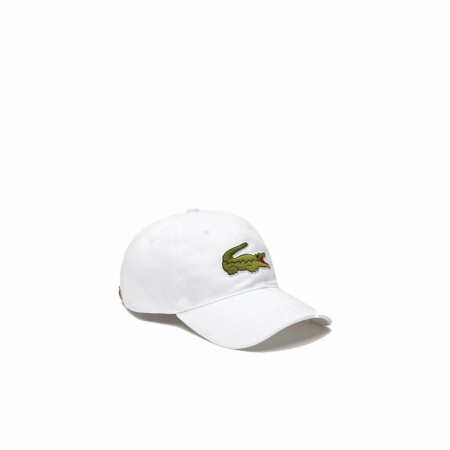 Gorra Unisex Lacoste Ovesized Blanco