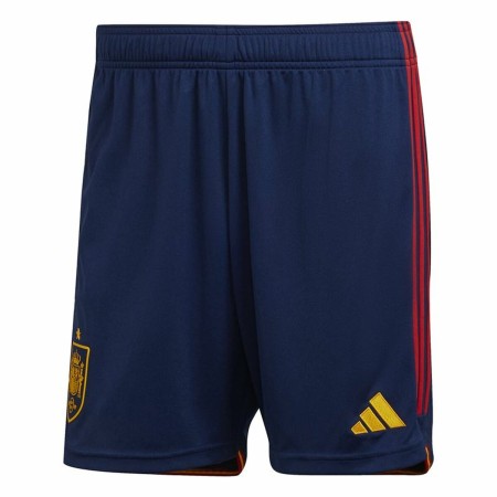 Pantalones Cortos Deportivos para Hombre Adidas Home España 22 Fútbol Azul oscuro