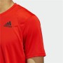 Camiseta de Fútbol Adidas CLUB 3STR TEE Rojo