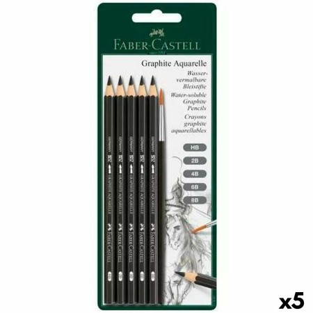 Ensemble de Crayons Faber-Castell Aquarelle 5 Unités