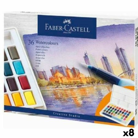 Set de Pinturas Acuarela Faber-Castell Creative Studio 8 Unidades