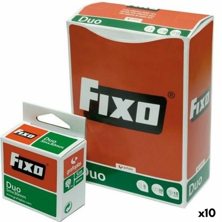 Cinta Adhesiva Fixo 30 mm Doble cara 5 m (10 Unidades)