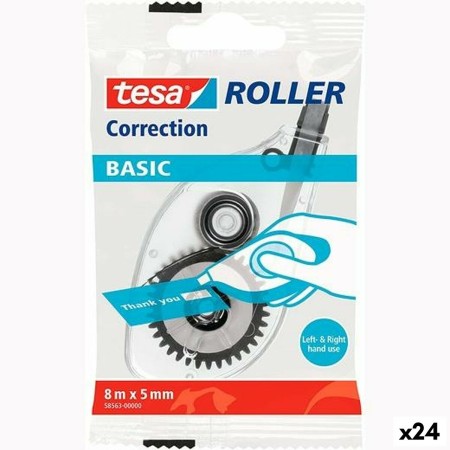 roller correcteur TESA Basic Blanc 24 Unités (5 mm x 8 m)