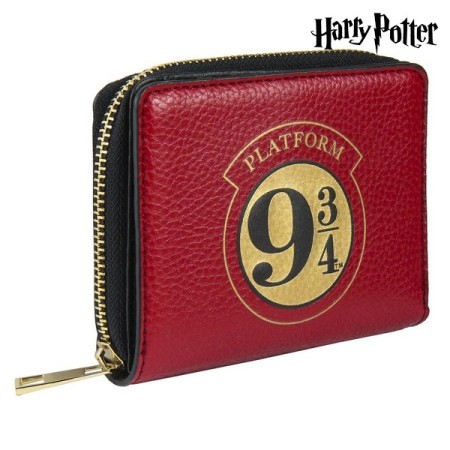 Portefeuille Harry Potter Porte-cartes Rouge Bordeaux (12 x 9 x 3 cm)