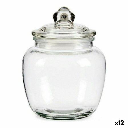 Boîte 1,4 L Hermétique Transparent verre (12 Unités)