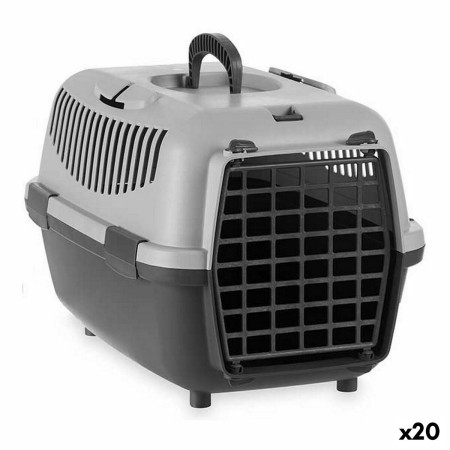 Cage de Transport Anthracite Gris clair polypropylène (31,5 x 31 x 48 cm) (20 Unités)