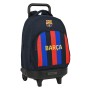 Mochila Escolar con Ruedas F.C. Barcelona Granate Azul marino (33 x 45 x 22 cm)