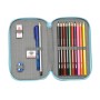 Trousse Scolaire avec Accessoires The Paw Patrol Funday Rouge Bleu clair (12.5 x 19.5 x 4 cm) (28 pcs)