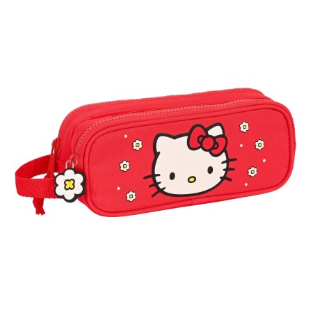 Portatodo Doble Hello Kitty Spring Rojo (21 x 8 x 6 cm)