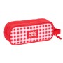 Portatodo Doble Hello Kitty Spring Rojo (21 x 8 x 6 cm)