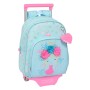 Cartable à roulettes Glow Lab Cute doll Bleu clair (28 x 34 x 10 cm)