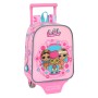 Mochila Escolar con Ruedas LOL Surprise! Glow girl Rosa (22 x 27 x 10 cm)