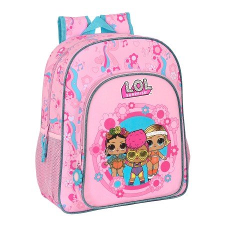 Mochila Escolar LOL Surprise! Glow girl Rosa (32 x 38 x 12 cm)