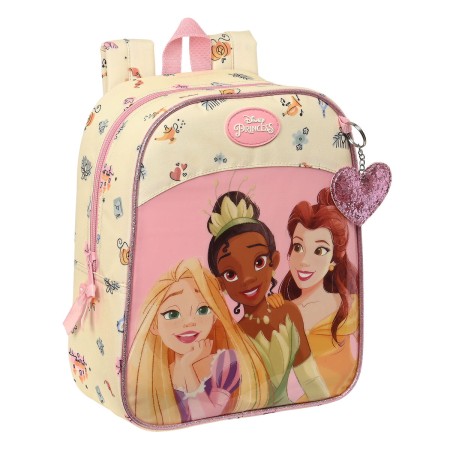 Mochila Infantil Princesses Disney Magical Beige Rosa (22 x 27 x 10 cm)