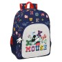 Mochila Escolar Mickey Mouse Clubhouse Only one Azul marino (33 x 42 x 14 cm)