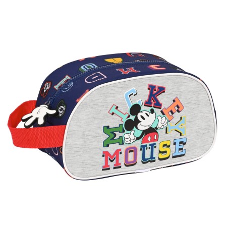 Neceser Escolar Mickey Mouse Clubhouse Only one Azul marino (26 x 15 x 12 cm)