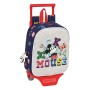 Mochila Escolar con Ruedas Mickey Mouse Clubhouse Only one Azul marino (22 x 27 x 10 cm)