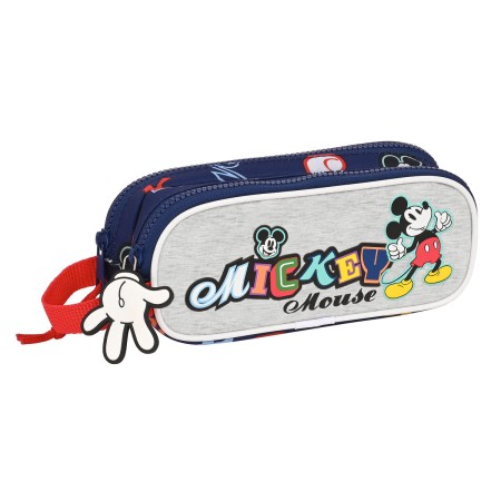 Trousse Fourre-Tout Double Mickey Mouse Clubhouse Only one Blue marine (21 x 8 x 6 cm)