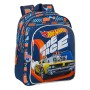 Mochila Infantil Hot Wheels Speed club Naranja Azul marino (27 x 33 x 10 cm)