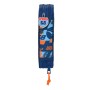 Estuche Escolar con Accesorios Hot Wheels Speed club Naranja Azul marino (12.5 x 19.5 x 4 cm) (28 piezas)