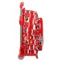 Mochila Escolar con Ruedas Cars Let's race Rojo Blanco (27 x 33 x 10 cm)