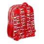 Cartable Cars Let's race Rouge Blanc (33 x 42 x 14 cm)