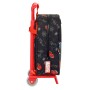Mochila Escolar con Ruedas Spiderman Hero Negro (22 x 27 x 10 cm)