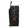 Mochila Infantil The Avengers Super heroes Negro (22 x 27 x 10 cm)