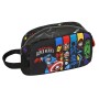 Portameriendas Térmico The Avengers Super heroes 21.5 x 12 x 6.5 cm Negro