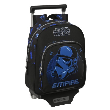 Mochila Escolar con Ruedas Star Wars Digital escape Negro (27 x 33 x 10 cm)