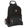 Mochila Escolar con Ruedas Paul Frank Campers Negro (30 x 46 x 14 cm)