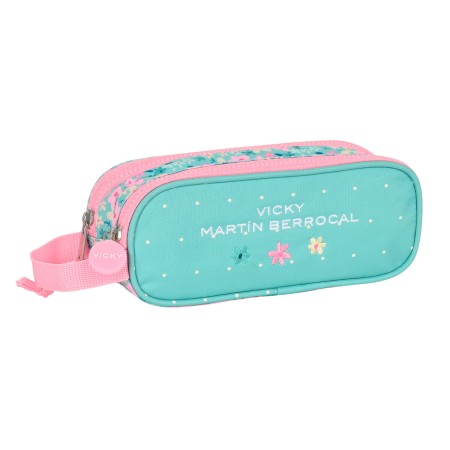 Trousse Fourre-Tout Double Vicky Martín Berrocal Mint paradise Menthe (21 x 8 x 6 cm)