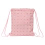 Bolsa Mochila con Cuerdas Glow Lab Hearts Rosa (35 x 40 x 1 cm)