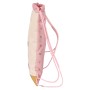 Bolsa Mochila con Cuerdas Glow Lab Hearts Rosa (35 x 40 x 1 cm)