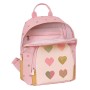 Mochila Casual Glow Lab Hearts Rosa 13 L