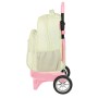 Mochila Escolar con Ruedas Glow Lab Magic flow Beige (33 x 45 x 22 cm)