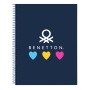 Carnet Benetton Love Blue marine A4 (120 Volets)