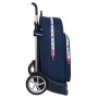 Cartable à roulettes Benetton Love Blue marine (30 x 46 x 14 cm)