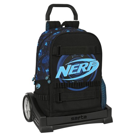 Cartable à roulettes Nerf Boost Noir (31 x 44 x 17 cm)