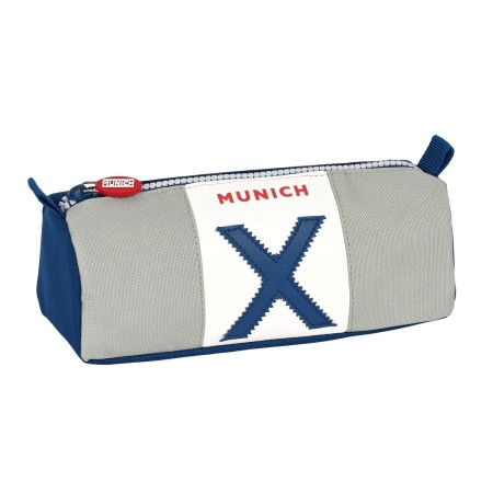 Estuche Escolar Munich College Gris (21 x 8 x 7 cm)