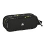 Trousse Fourre-Tout Double Kelme Jungle Noir Gris Citron (21 x 8 x 6 cm)