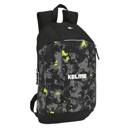 Mochila Casual Kelme Jungle Negro Gris Lima 10 L