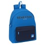 Mochila Escolar Benetton Deep water Azul (33 x 42 x 15 cm)